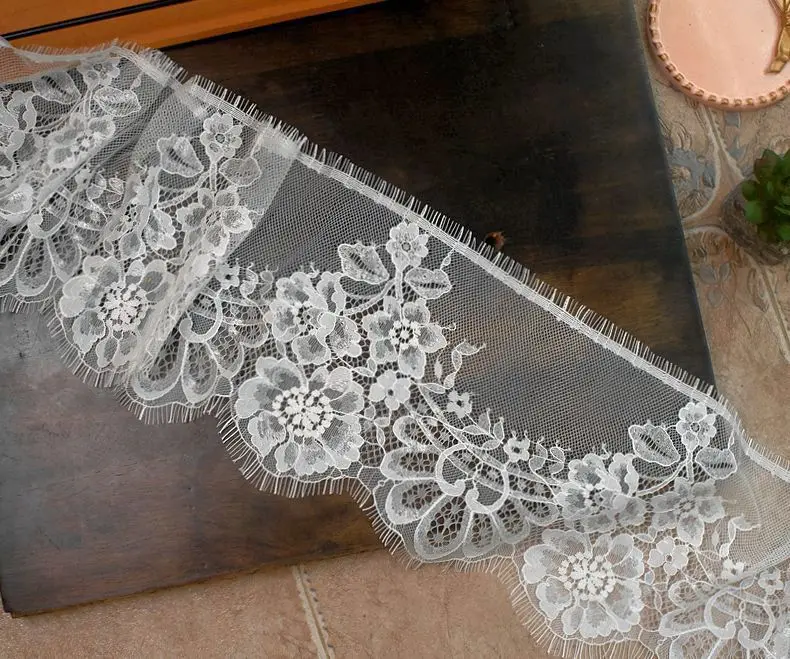 Exquisite eyelash lace embroidery yarn accessories sexy underwear decoration DIY lace embroidery lace