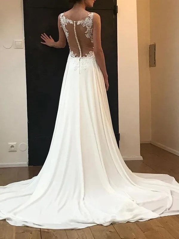 Nova praia vestido de noiva 2020 vestidos de casamento a linha boné mangas chiffon rendas dubai árabe boho vestido de casamento vestidos de noiva