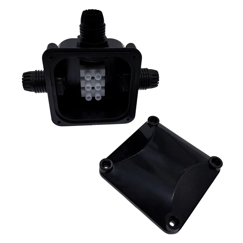 IP68 3-way rainproof box with PG11 Cable gland Outdoor Waterproof ABS connectors waterproof Electrical Junction Box image 4
