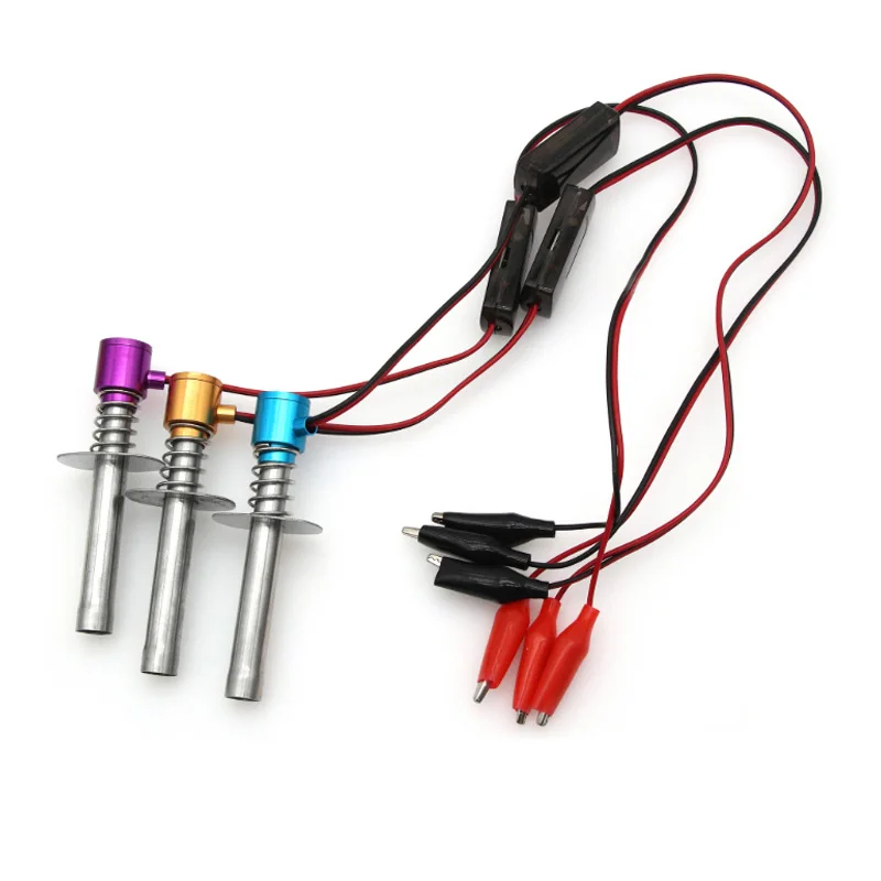 New 6-24V Electronic Glow Plug Starter Igniter Upgraded Part for 1/10 1/8 HSP RC Car