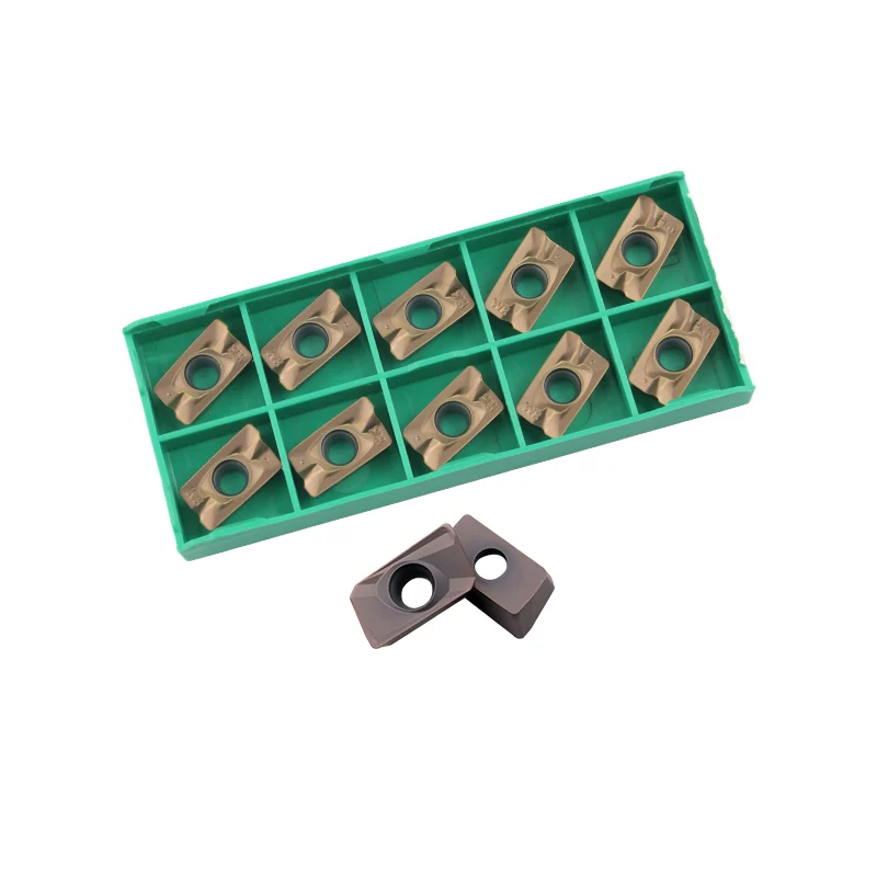 Imagem -03 - Carbide Insert For Milling Cutter Face Mill Lathe Cnc Tools Turning Tool Apmt1135pder m2 h2 Kt1505 Yz735 Apmt1604
