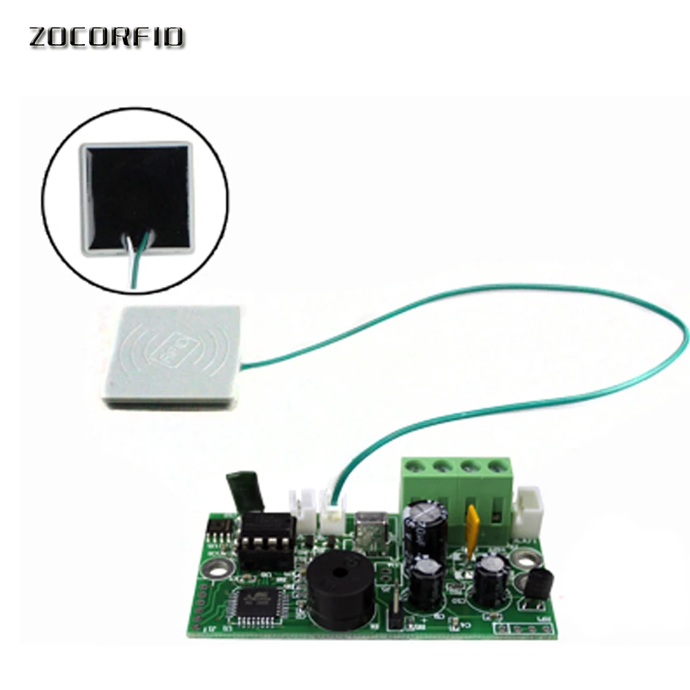 EMID Access Control Board 125KHZ RFID Embedded Controller DC12V Normally Closed Switch Free 10pcs Tags