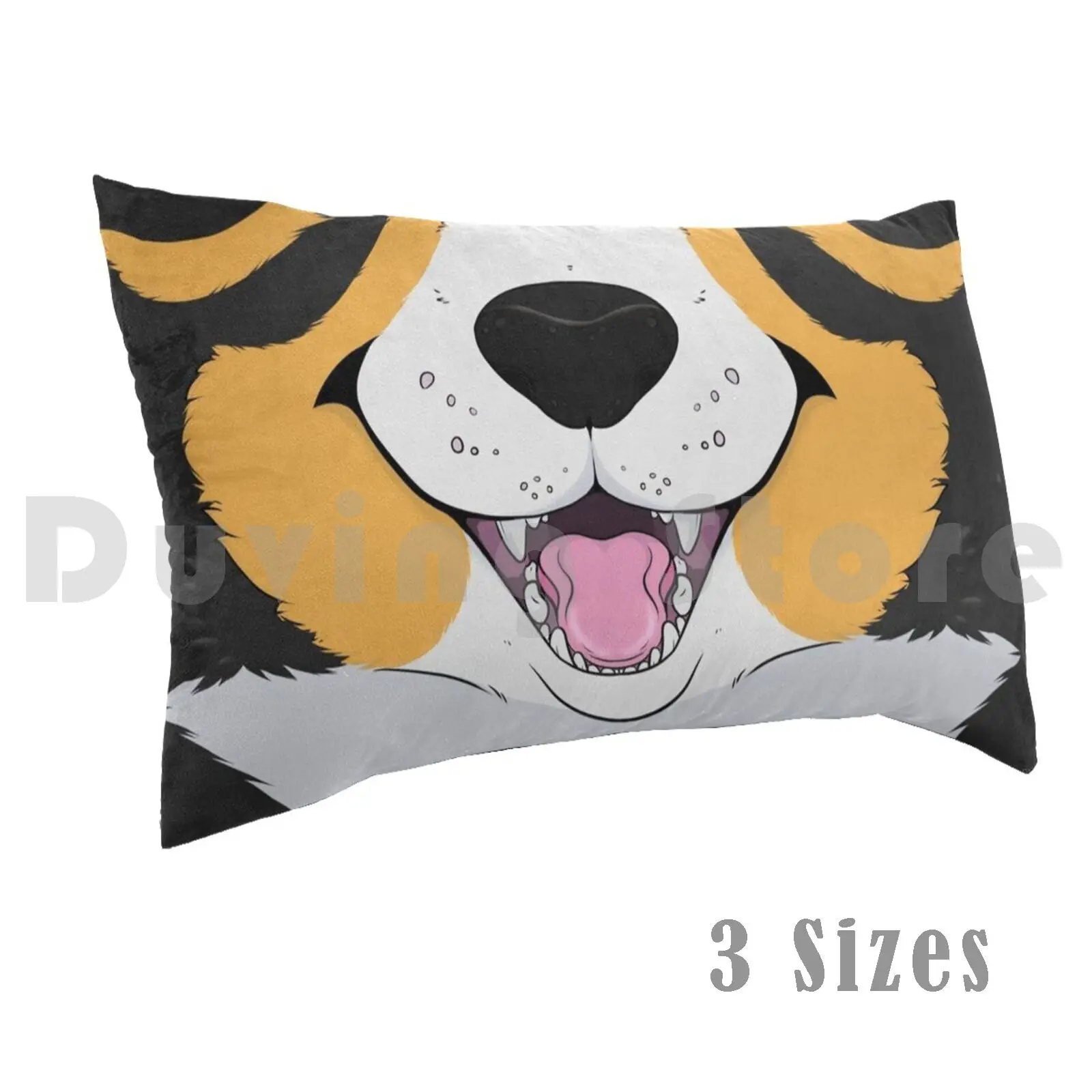 Pillow Case Tricolor Corgi Muzzle 2882 Corgi Black Corgi Pembroke Furry Rhari Dog Tricolor