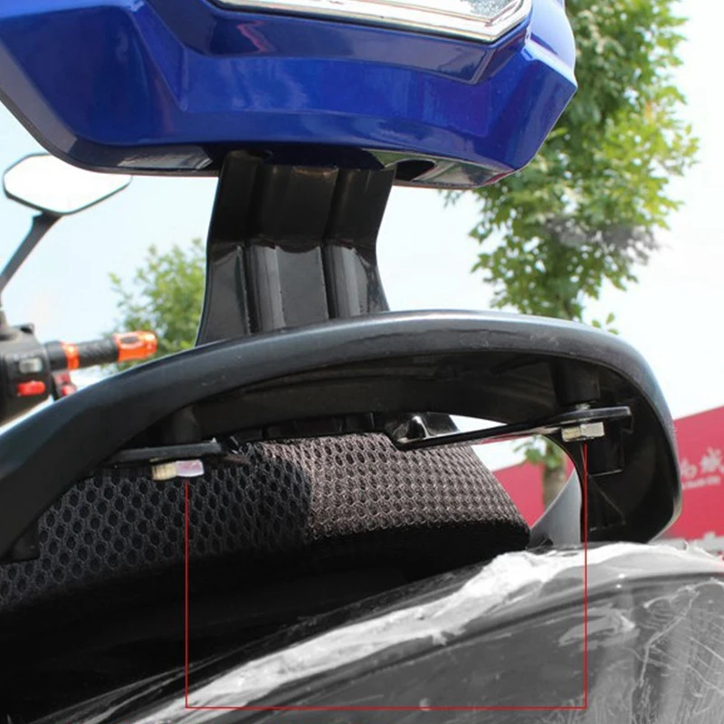 1 Pcs Motorcycle Luggage Rack Bar Rear Passenger Backrest Cushion Pad For Yamaha Honda Suzuki For  Motorcycle Accessories