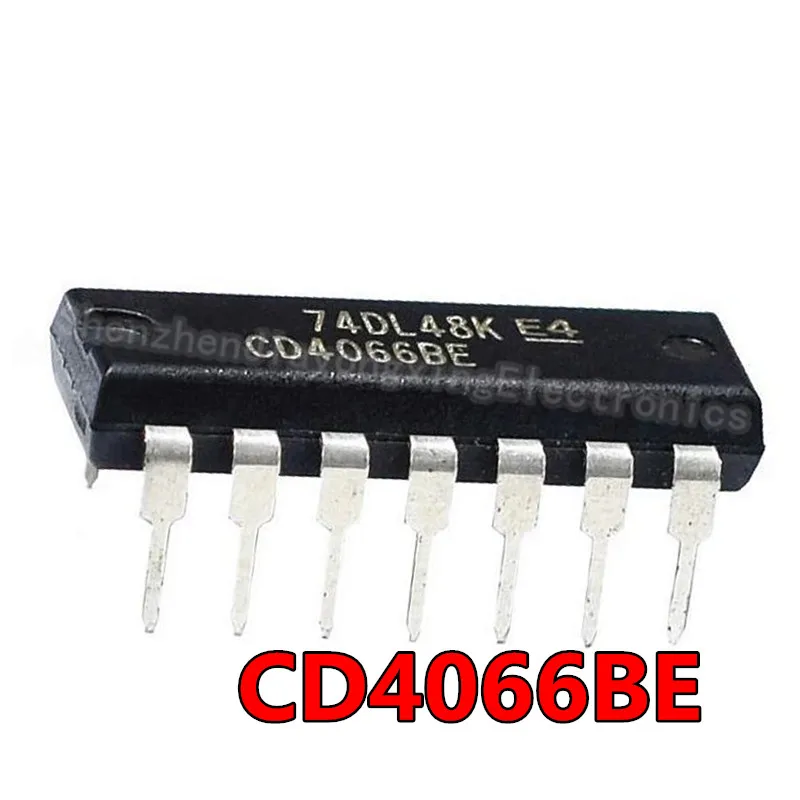 

10PCS/Lot CD4066 CD4066BE 4066 4066BE DIP-14 dip14 Switch Chip IC