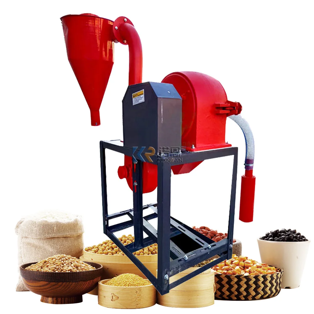 Self Priming Flour Mill Machine Used for Cereal Cassava Corn Seed Grain Maize Rice Flour Grinding Crushing