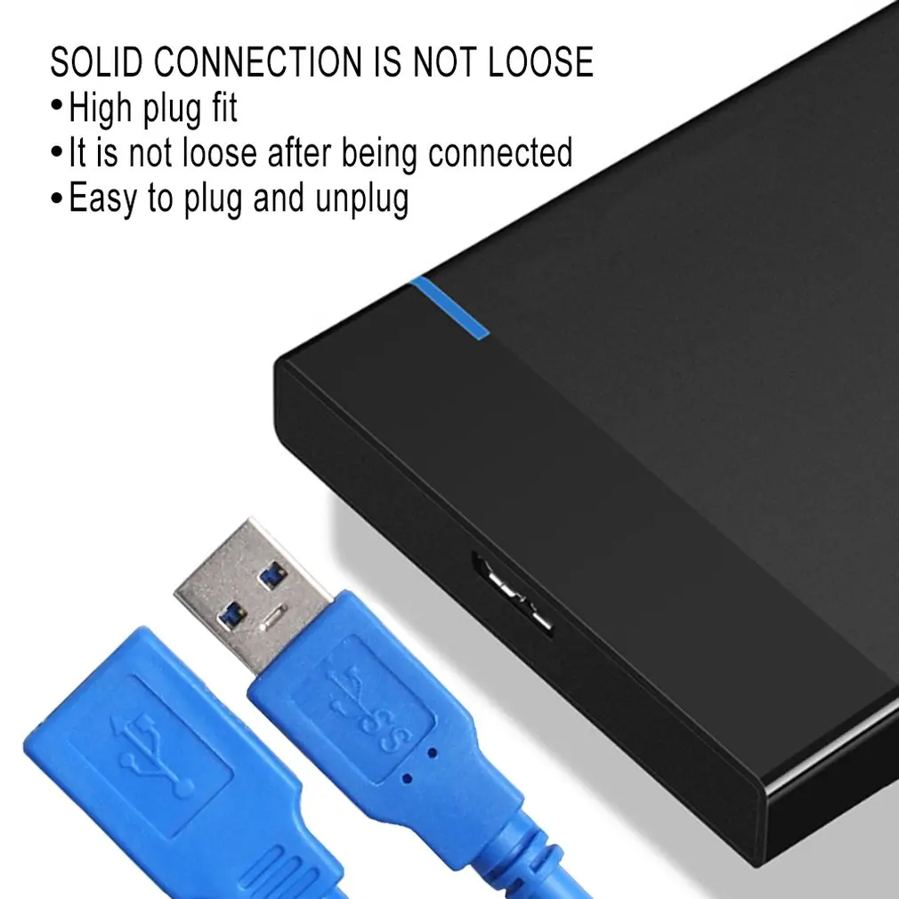 0.5M Blue USB 3.0 Type A Male To A Female Super Speed Extension Cable Converter Adapter Computer Connection Cable