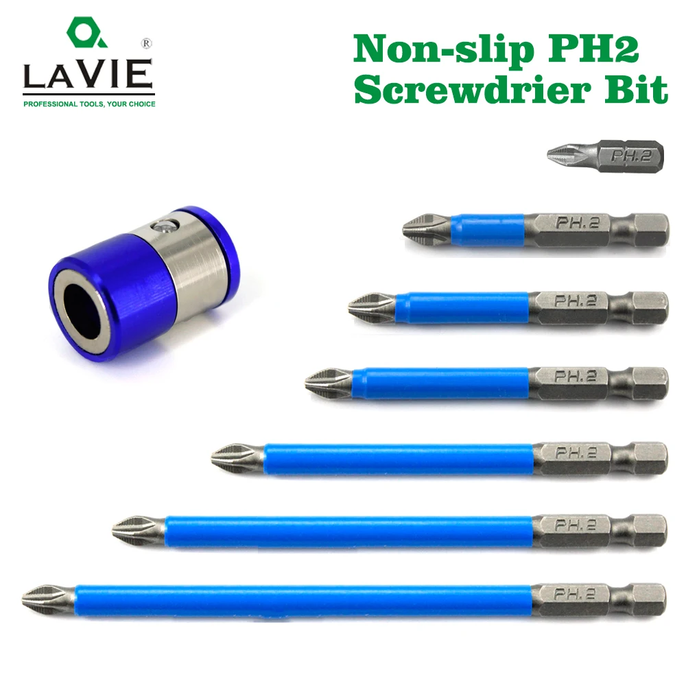1Pc 25Mm-150Mm 1/4 "Hex Shank เหมาะกับแม่เหล็ก PH2ยาวไฟฟ้า ARC ไขควง Bits exactness เดี่ยว Phillips Cross Head
