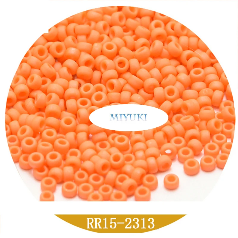 Japan Miyuki Imported Glass Seed Beads 1.5mm Matte Series Rr15/0 Round Beads 5G