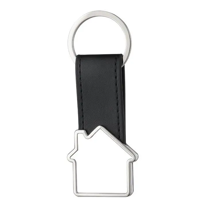 10pcs Party Favor Sublimation DIY White Blank House Shaped Keychain