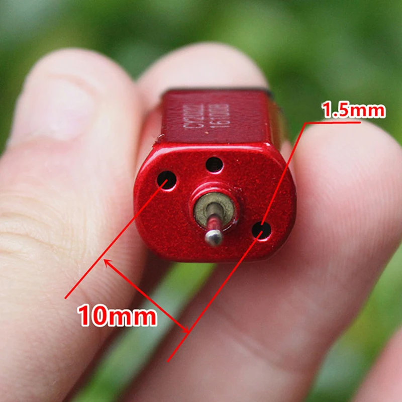 Ultra-Alta Velocidade Motor Elétrico, DIY RC Car Toy, Escova de Carbono, DC 2.4V, 3.2V, 3.7V, 030, 4Pcs por Lote