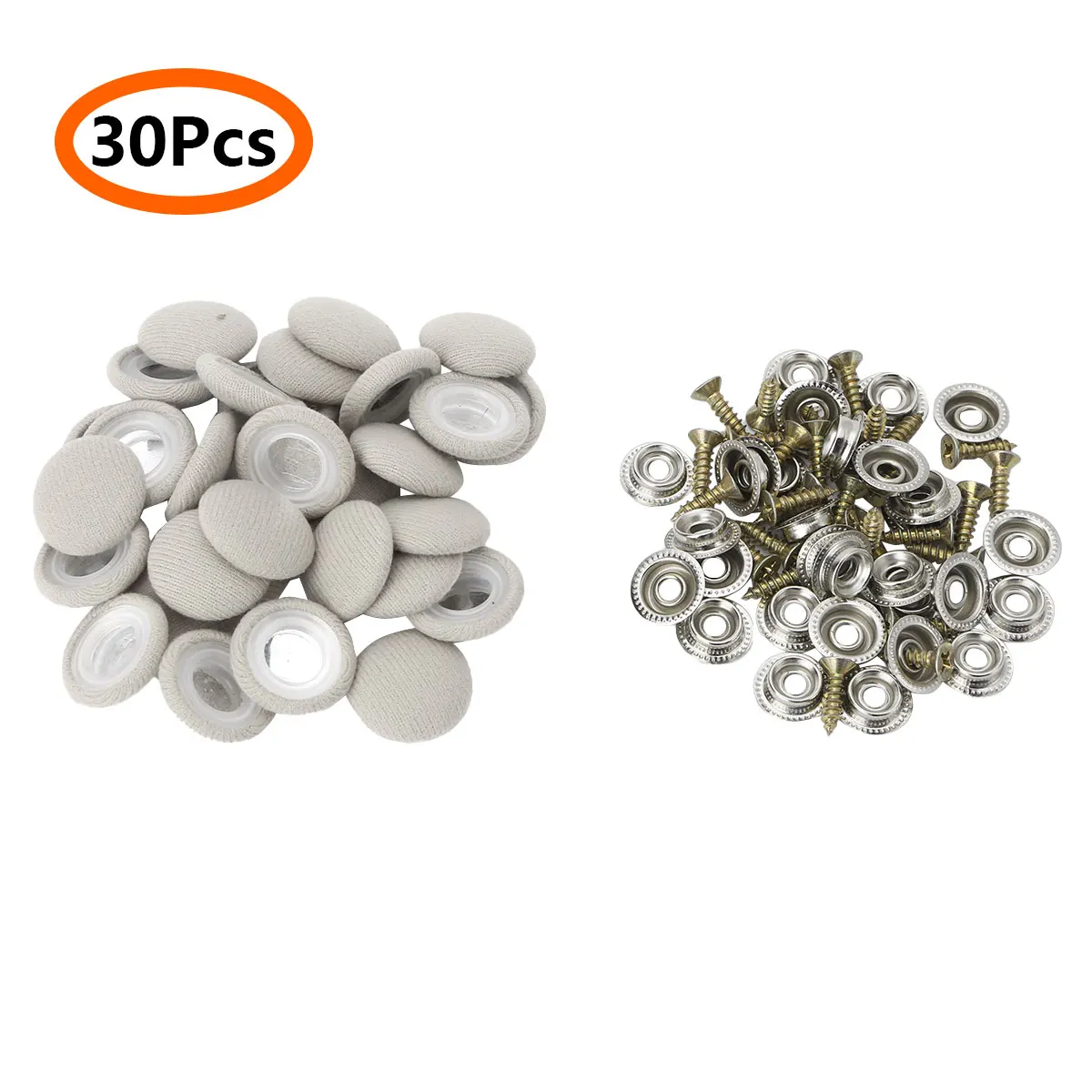 

Фиксирующие винты для потолочной ткани салона автомобиля, 30 шт., фиксирующая Пряжка фиксатор заклепок, кнопка ремонта автомобильной фары