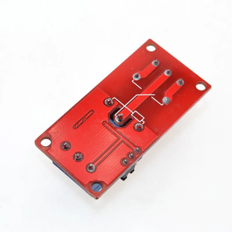 1 channel 5V 12V relay module with optocoupler isolation, one way relay expansion board supports high and low level triggering