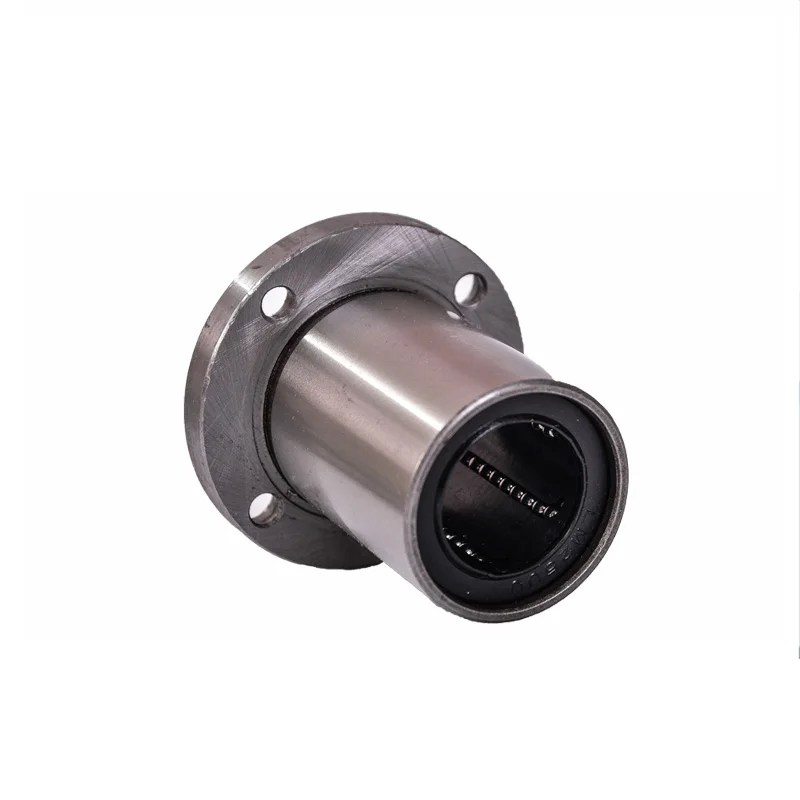1 ชิ้นรอบหน้าแปลน Linear Motion Bearing Ball Bushing LMF6/8/10/12/13/16/20/25/30/35UU