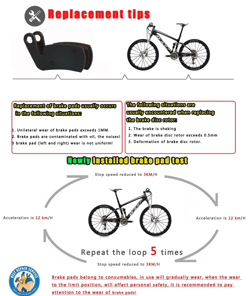 دلت دراجة مكبح قرصي الوسادة ل MAGURA مارتا SL كلاركس الهيكل العظمي EXO شبه المعدنية الدراجات الدراجة الجبلية MTB جزء