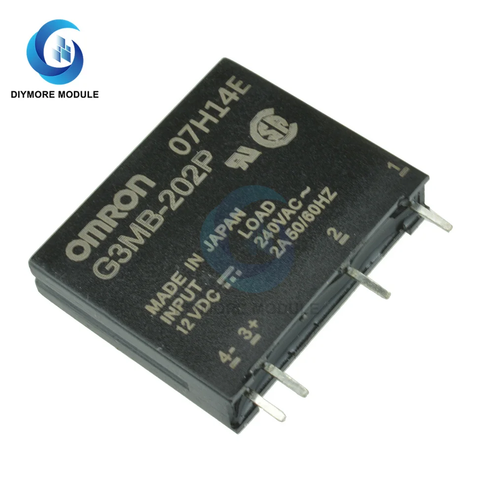 5 шт./лот 5 в 12 В 24 В DC-AC твердотельный релейный модуль G3MB-202P PCB SSR AC 240 В 2A Snubber цепной резистор релейный переключатель