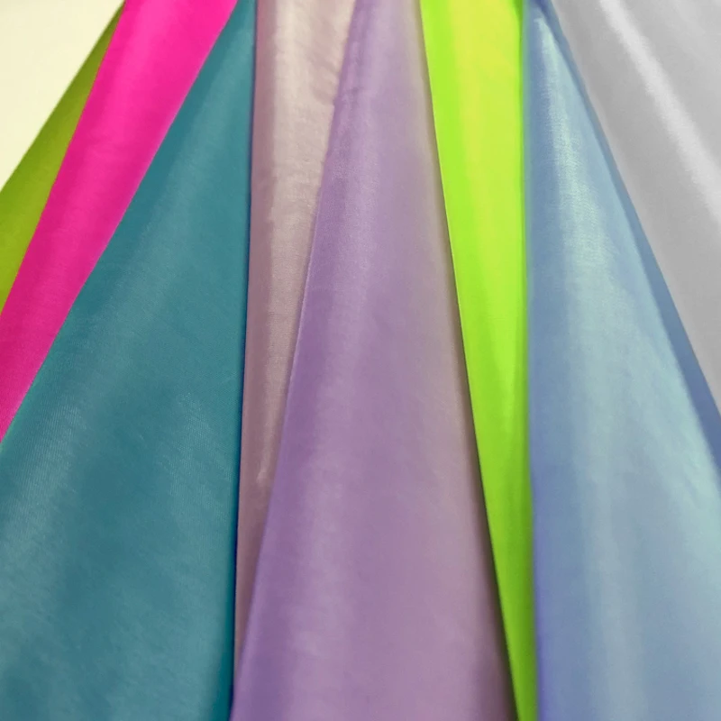 Size 1*1.5 Meter Width Ultra-Thin Sunproof Fabric Wholesale New Style High Density Soft 15D Nylon Taffeta