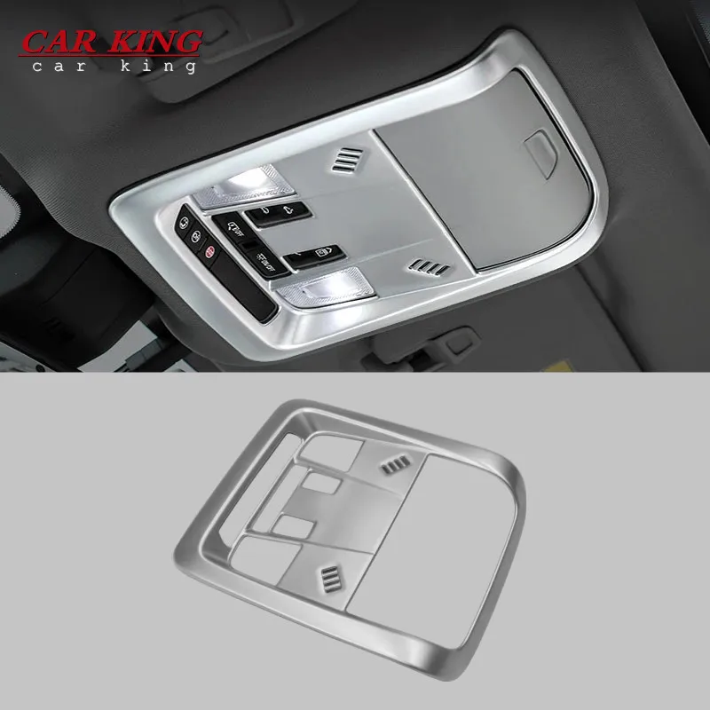 

For Chevrolet Equinox 2017 2018 2019 ABS Matte Car front reading Lampshade panel Cover Trim Car styling accessories 1pcs