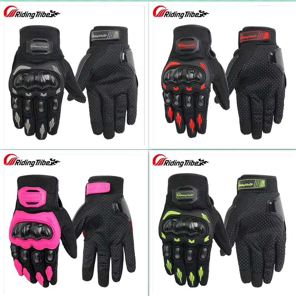 Woman Lady Girl Full Finger Gloves Non Slip Anti Collision Bike Cycling Motorcycle Riding Outdoor Sport Hands Protection MCS-21