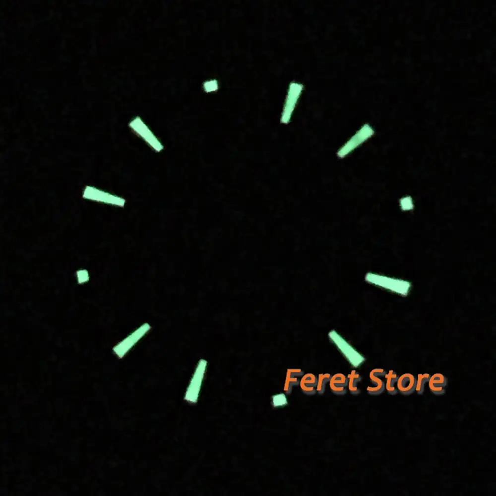 31mm black blue gray dial,green Luminous power reserve Luxury Brand Genuine Leather clasp automatic movement mens watch image 2