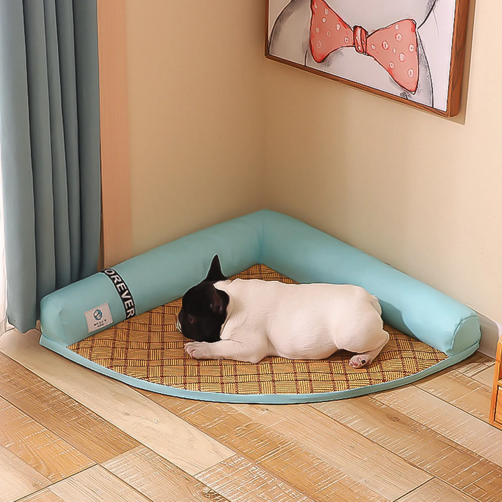 New Pet Summer Sleeping Mat Detachable Washable Pet Sleeping Bed Dog Cat Corner Cool Nest Kennel Summer Cooling Blanket