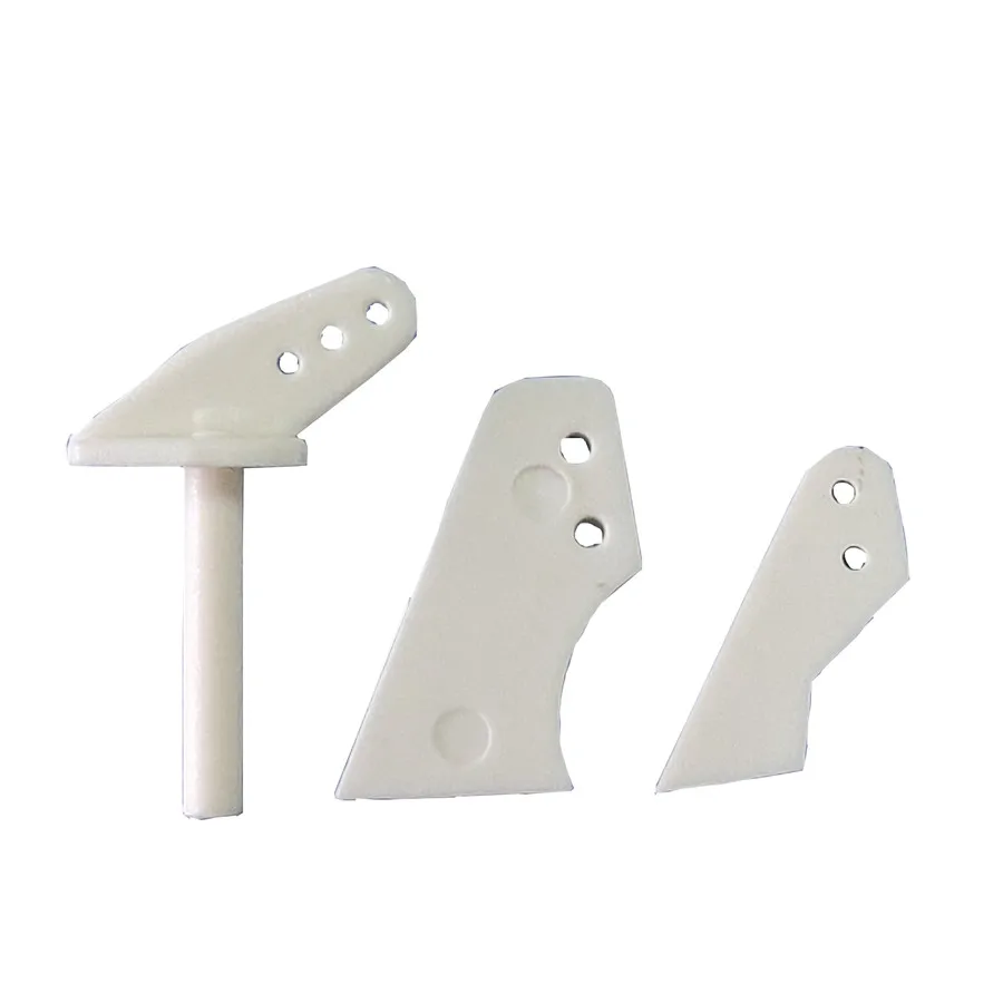 20 قطعة قرون النايلون 12x12 3 حفرة 2 حفرة RC أجزاء الطائرات الطائرات الكهربائية رغوة نموذج الملحقات #1