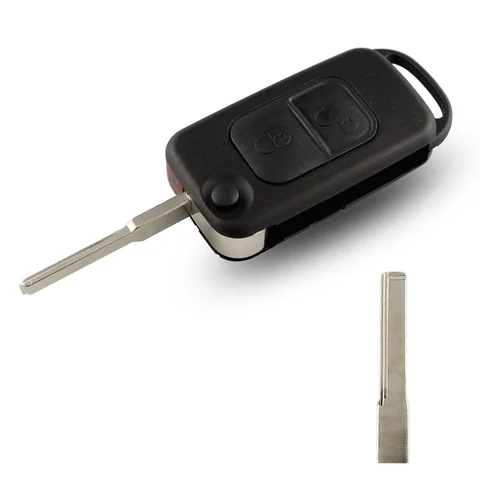 YIQIXIN 2-кнопочный для Mercedes Benz SLK E113 A C E S W168 W202 W203 W210 B200 A160 W124 Чехол-брелок с дистанционным управлением откидной крышкой