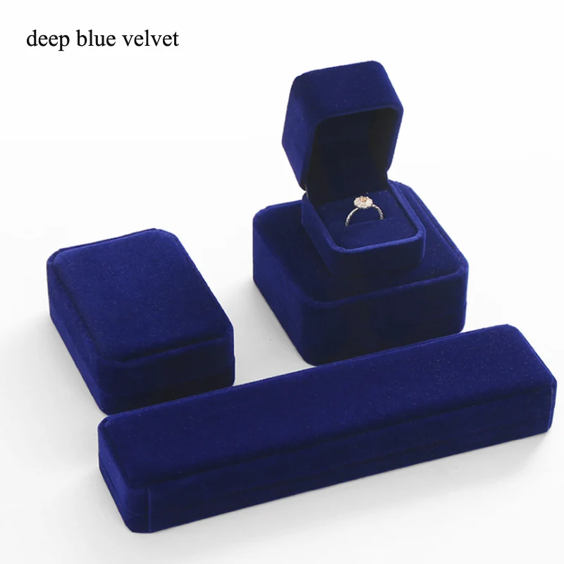 Surprise Price Velvet 12/6/6/4pcs/Dozne Necklace Jewellery Box Organizer Wholesale Rings Earrings Bracelet Jewelry Package Box