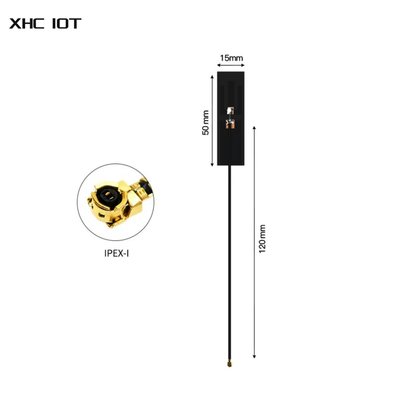 5PCS  2.4GHz WIFI Antenna 3.0dBi High Gain FPC  XHCIOT TX2400-FPC-5015 2.4G Omnidirectional Antena IPEX Connector