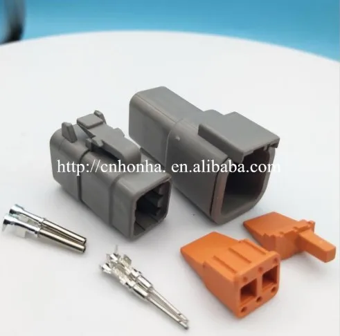 

FREE SHIPPING 10 pcs DTM 6 pin male and female waterproof connector with relevant terminals