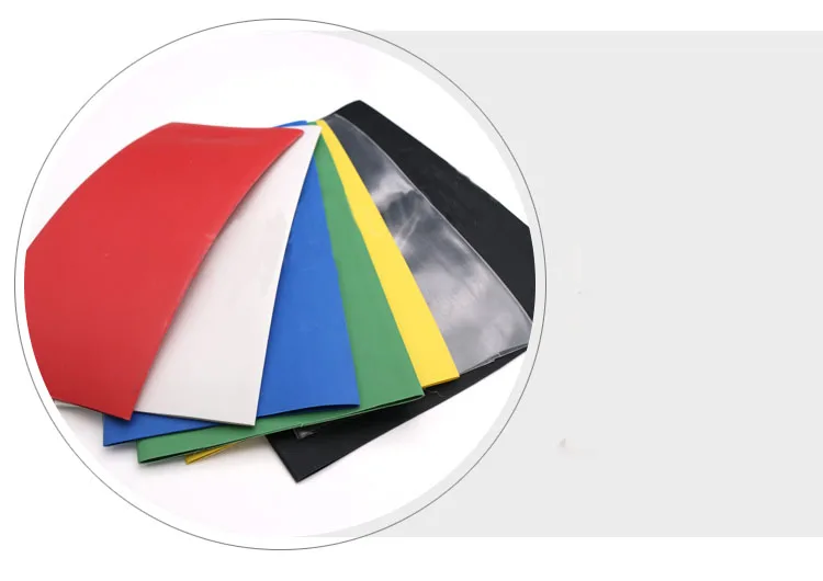 4-52Mm (Mẫu) 20Cm 4:1 Đỏ Chống Nóng, Tản Nhiệt Cao Cấp Treo Tường Đôi Ống Ống Ống Co Nhiệt Có Keo Dán Cáp Bảo Vệ Tay