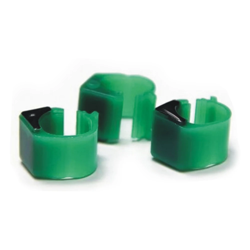 10 pz/lotto EM4305 ISO11785 anello di piccione di plastica uccello gamba anello tag animale rfid anello tag per il tracciamento anelli di pollo piccione uccello