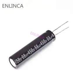 6pcs/lot 68UF 450v 68UF aluminum electrolytic capacitor size 13*50 S101 20%