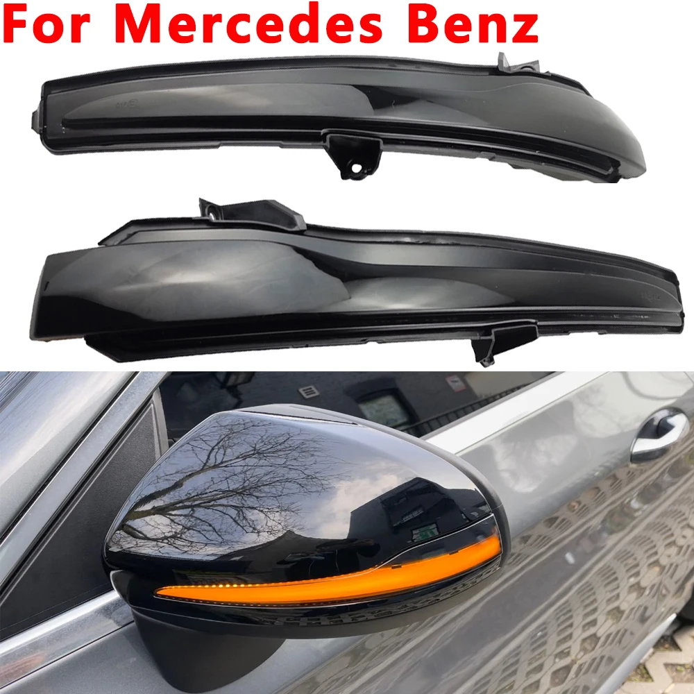 Side Mirror Sequential Blinker Indicator For Mercedes Benz C E S GLC W205 X253 W213 W222 2016-2018 Dynamic Turn Signal Light