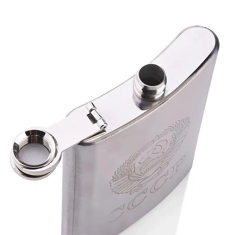 Hip Flask for Alcohol Liquor 4 8 18 38 48 64 88 108 128 178 OZ Whiskey Hydro Flasks with PU Belt Case Men Gift Set Personalized