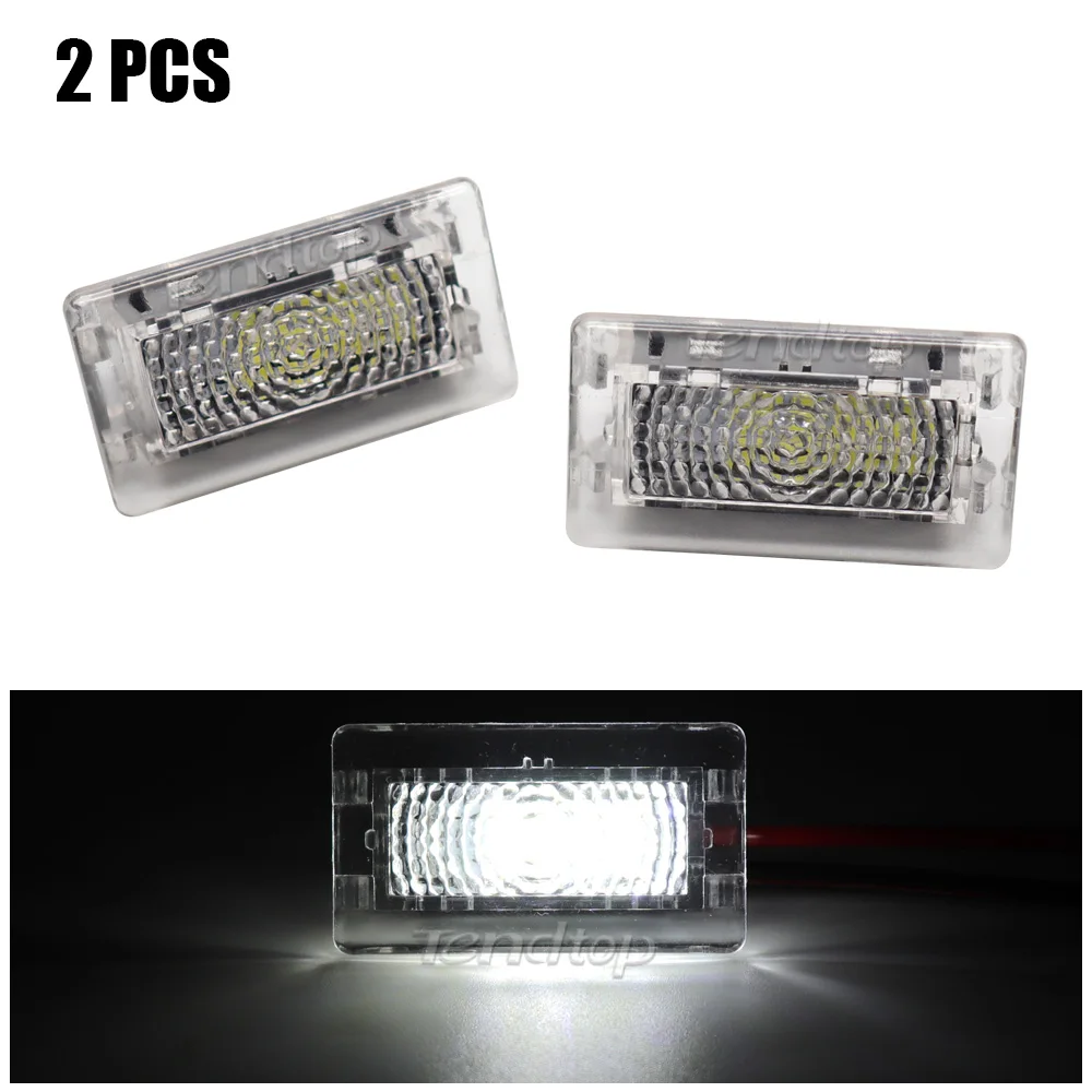 LED Car Door Light For Tesla Model 3 S X Ultra Bright Canbus Footwell Light Luggage Compartment Trunk Lamp Car Interior Lights