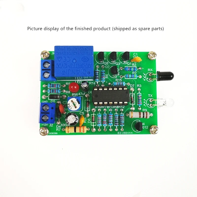 Infrared induction switch kit electronics hobbyist welding copy board exercise electronic components DIY making pieces