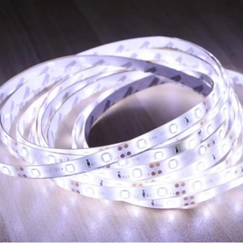 Taśma LED SMD 2835 (3528) DC5v 12v biała ciepła RGB 60LED/m elastyczne oświetlenie małej mocy płynąca woda wielokolorowa taśma świetlna