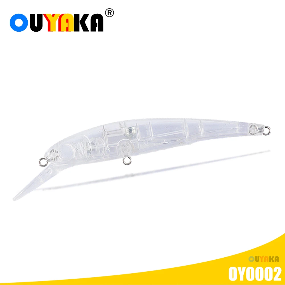 

Winter Fishing Accessories Blank Unpainted Lure Floating Minnow Isca Artificial Diy ABS Weights 9g 105mm Pesca Carp Fish Leurre