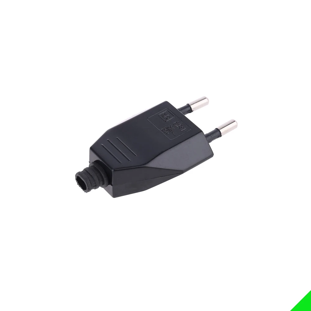 4.0mm EU Male Female Butt VDE Power Cord Plug Power socket Europ EU plug Light-fixture 2 core Connection Plug.