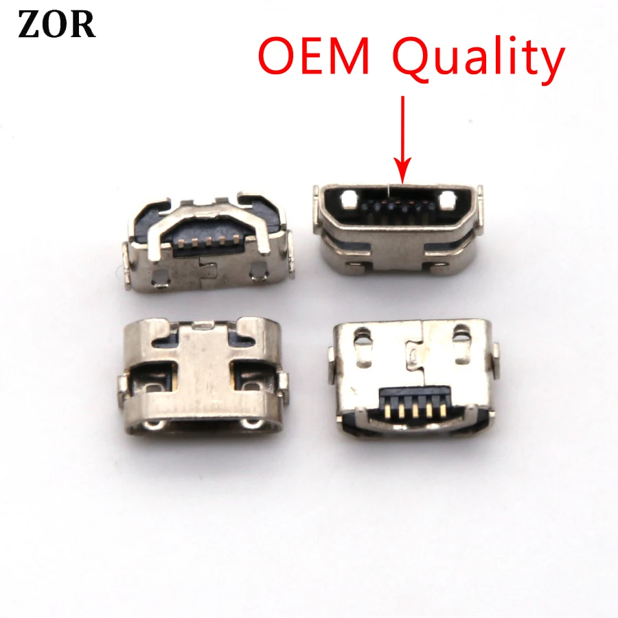 10pcs micro usb charge charging port connector socket For Alcatel One Touch Pixi 4 OT 4034D 4034X Pixi 3 4G 5065 OT 5065 5065A