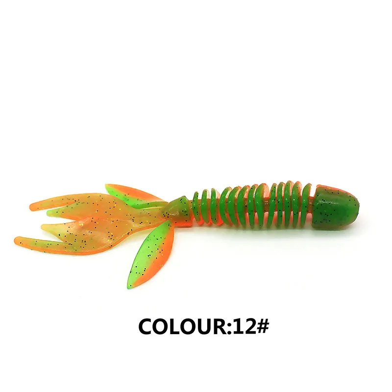 5pcs/2pcs Wobbler Silicone Worm Lobster Fishing Lure 3g/8cm 10g/12cm Shrimp Lizards Float Wobbler Jig Swivel Sea Fishing Bait