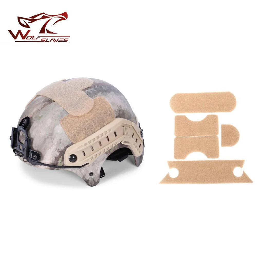 IBH Tactical Helmet Sticker Patch 5 Hook&Loop Airsoft Equipement MICH Helmet 9 Hook&Loop Painball Military Accessories