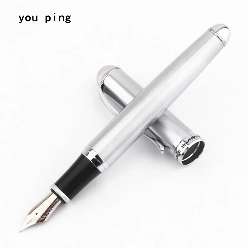 JINHAO 750 Stainless Steel  Colors Student Office Fountain Pen School stationery Supplies ink pens