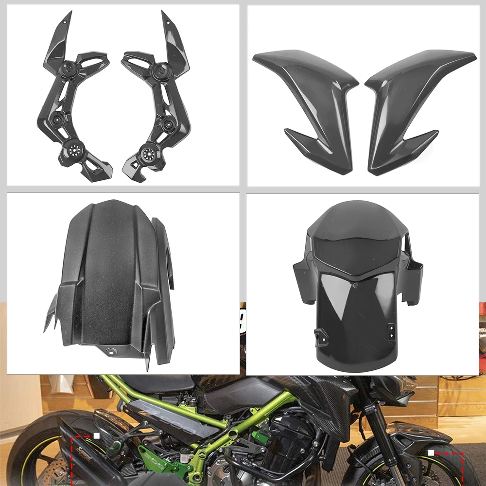 Z900 Fairings Injection Bodywork Frame Protector Kit Unpaint Cover Black For Kawasaki Z 900 2017 2018 2019 Motorbike Accessories