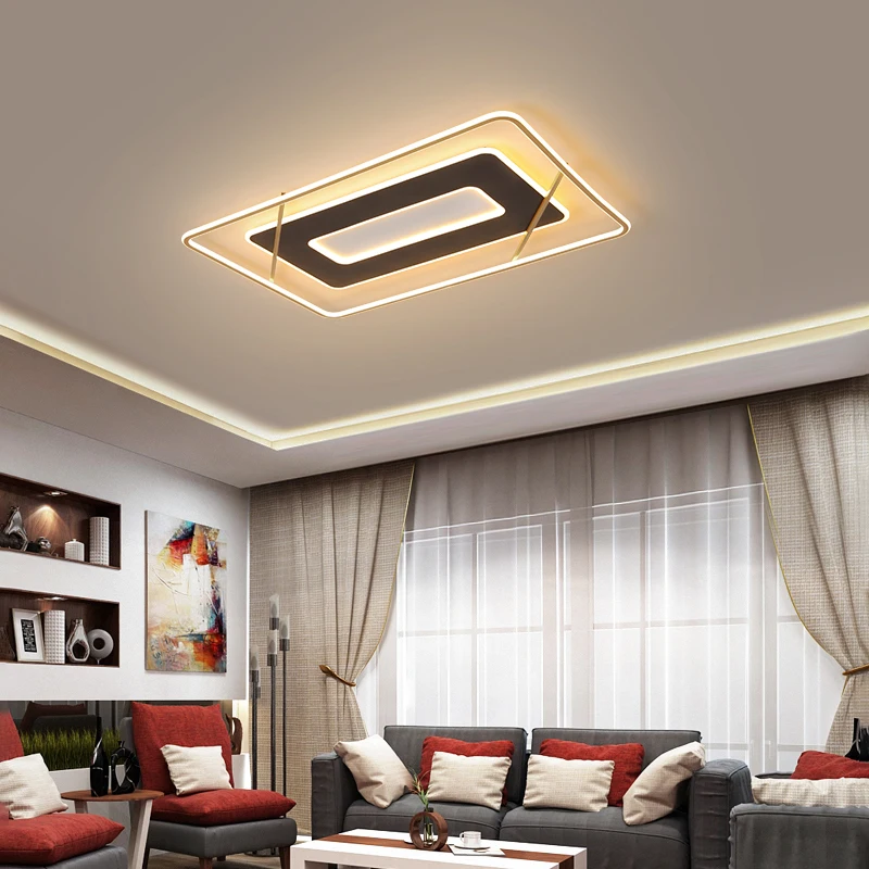 Aluminum Bedroom Dining Room Studyroom Kid's Room Kitchen Villa Ultra Thin LED Ceiling Lights Modern Lamps AC90-260V Fixtures