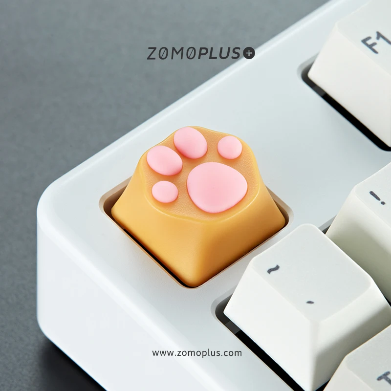 Cat Claw Cat Meat Mat Meat Ball ABS+Soft Rubber Simulation Hand Feel Personalized Cute Mechanical Keyboard Key Cap