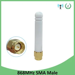 GWS 2/5PCS 868mhz antenna Gain 3dbi SMA male or Female white 5cm 915mhz lora antene meshtastic lora loraWAN Gateway antena