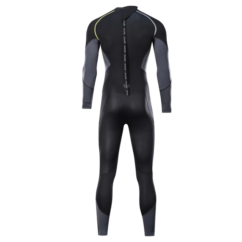 ZCCO Men 1.5MM Neoprene Wetsuit Diving Suit Long Sleeved One Piece Set Scuba Spearfishing Snorkeling Winter Thermal Swimsuit