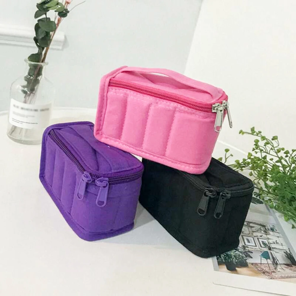 Mini 8-Grid Portable Essential Oils Storage Case Carry Case Esential Oil Roll On 5 ml Essential Oil Carrying Collecting Case